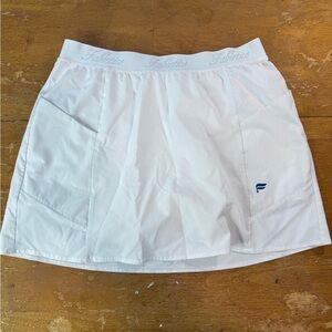 Fabletics White Skort Skirt Golf Tennis Running Size Large Women’s Athleisure